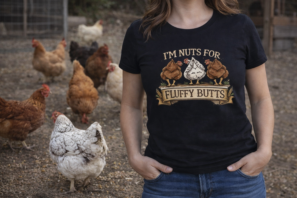 Fluffy butt TShirt