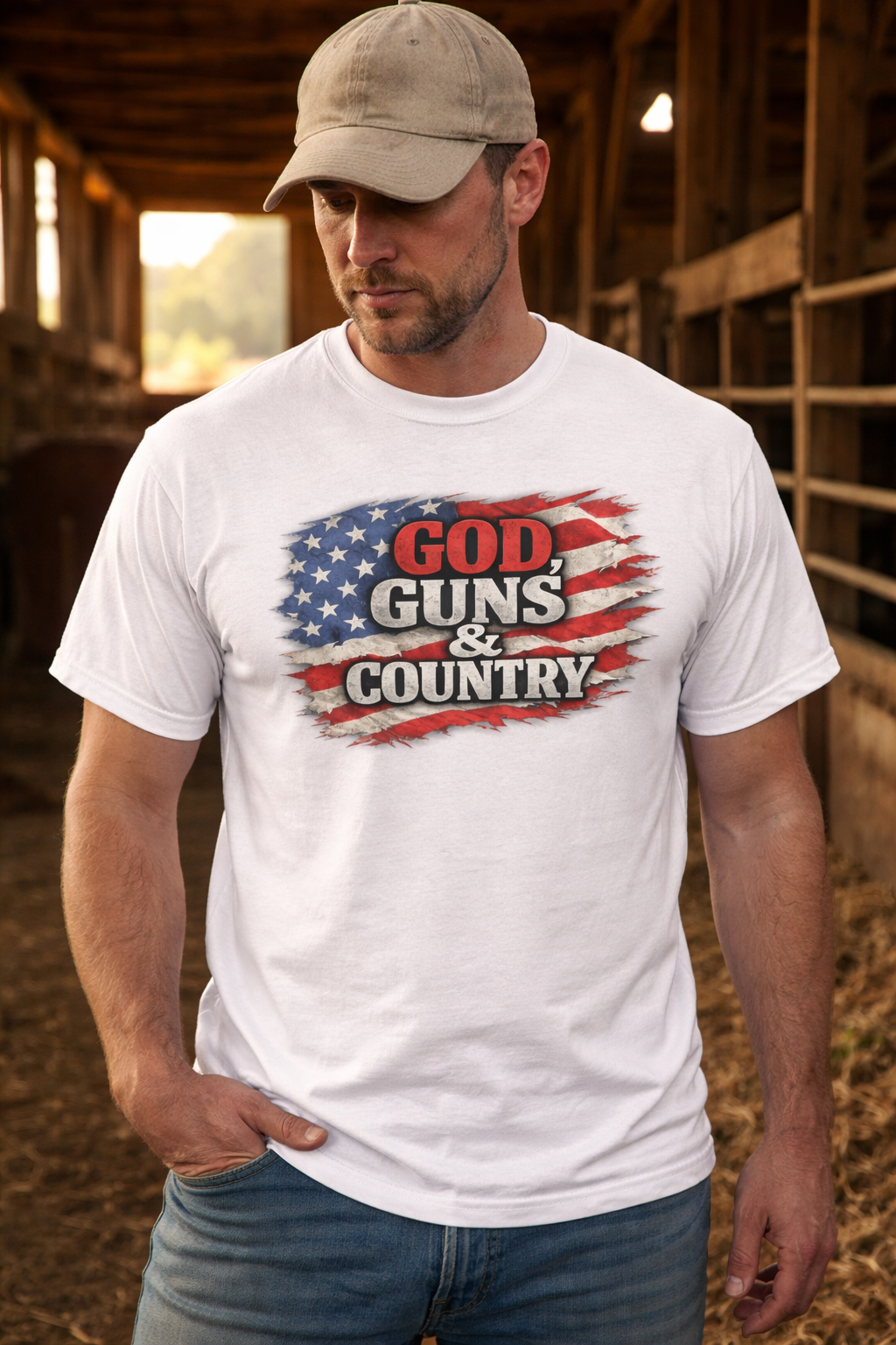 God, Gun & Country Tshirt