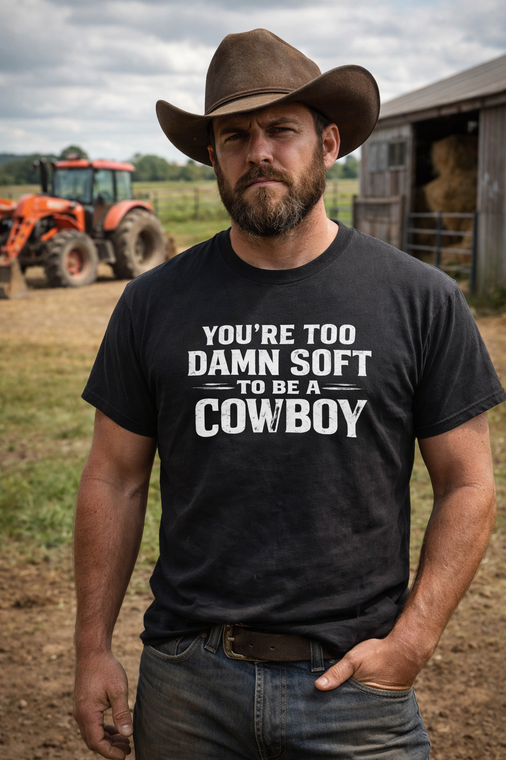 To damn soft to be a Cowboy Tshirt