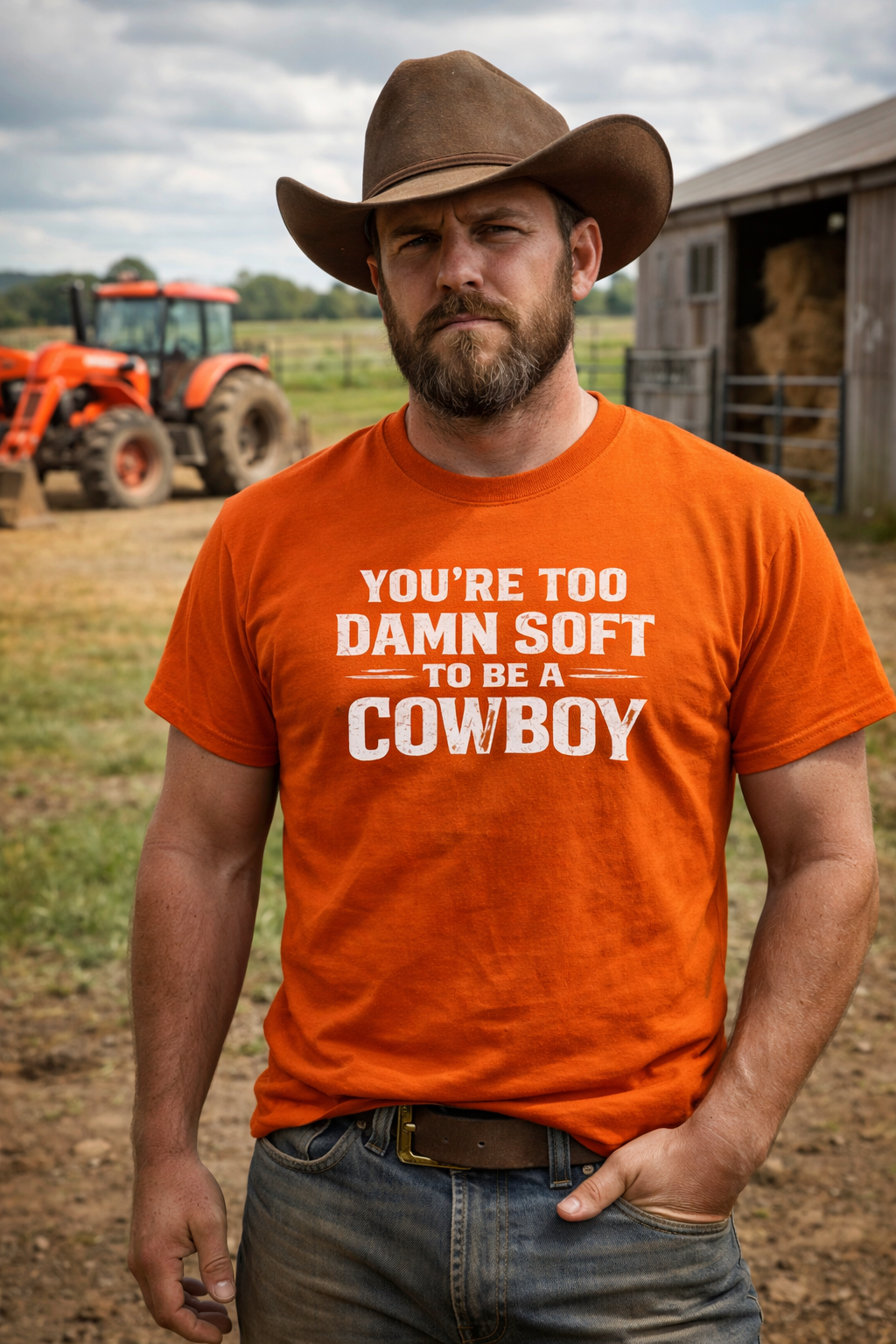 To damn soft to be a Cowboy Tshirt